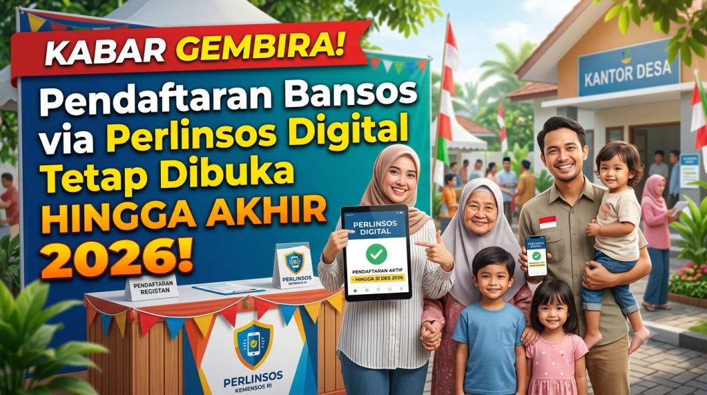 Pendaftaran Perlinsos Digital Resmi Diperpanjang Hingga Akhir 2026