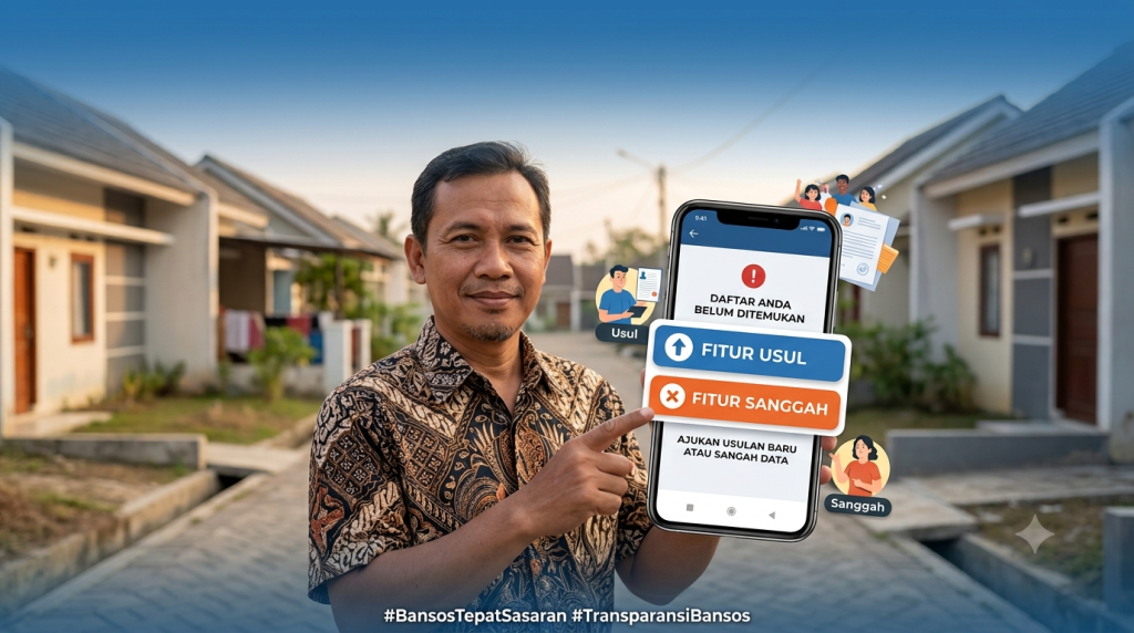 Merasa Layak Bansos Tapi Tidak Terdaftar? Pakai Fitur Usul-Sanggah