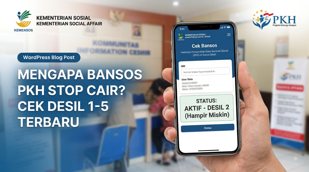 Cara Cek Desil PKH Lewat HP