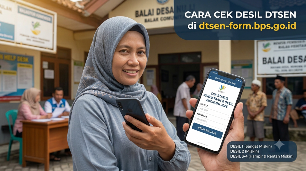 Cara Cek Desil DTSEN & Syarat Bansos 2026