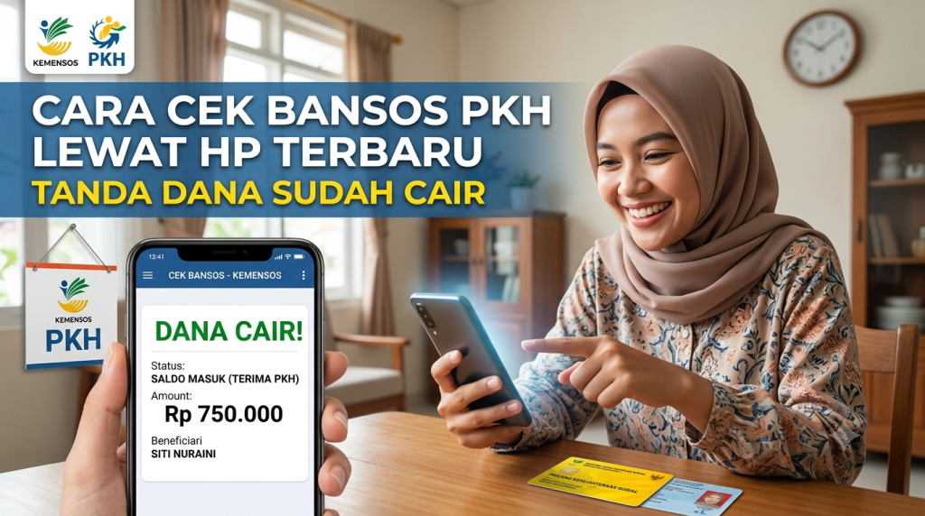 Cara Cek Bansos PKH Lewat HP Terbaru Tanda Dana Sudah Cair