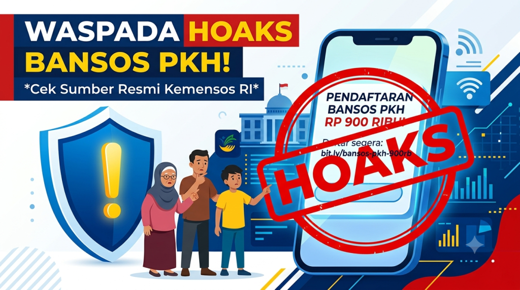 WASPADA HOAKS! Link Pendaftaran Bansos PKH Rp 900 Ribu Beredar