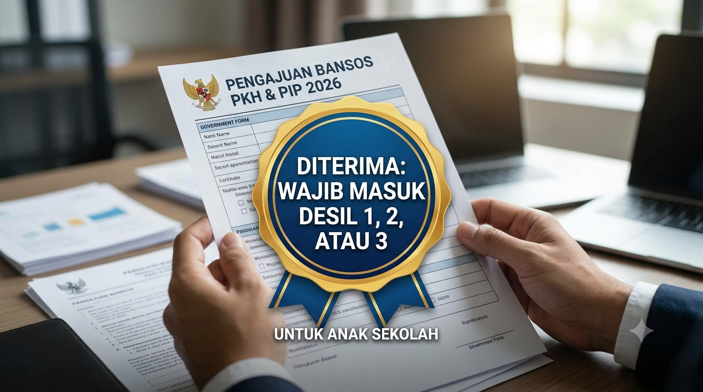 Syarat Desil PKH & PIP Anak Sekolah 2026